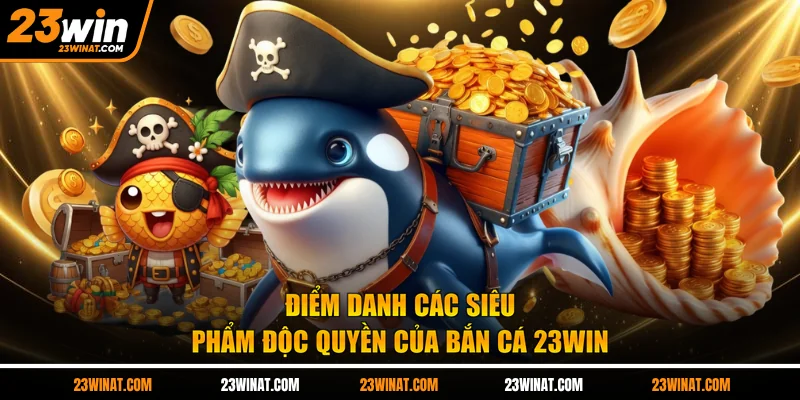 Điểm danh các siêu phẩm độc quyền của bắn cá 23WIN
